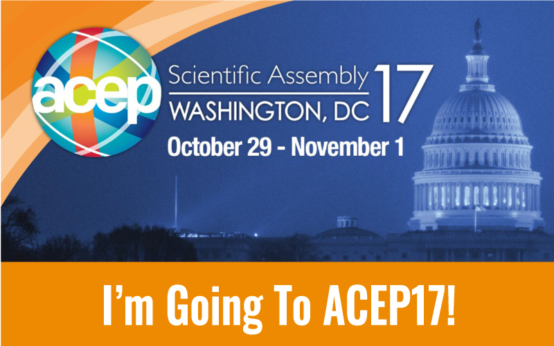 Are you going to ACEP 17?